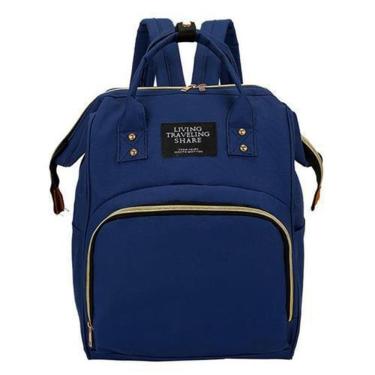 Imagem de Bolsa Mochila Maternidade Azul Impermeável 1005 Travelling