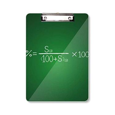 Imagem de Chemistry Kowledge Solubility Formula Prancheta pasta para escrever placa de apoio A4