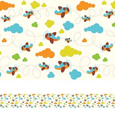 Imagem de Faixa de Parede para Quarto de Menino Aviões 3mx15cm