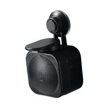 Imagem de Ioensy Suporte para sabonete de parede, dispensador de sabonete para montagem em parede, shampoo multiuso, loção, sabonete líquido, dispensador para cozinha, PRETO