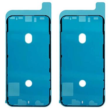 Imagem de MEEFIX moldura de tela frontal impermeável antipoeira fita adesiva de substituição para iPhone 6S 7 Plus 8 X, For iPhone XS, Preto