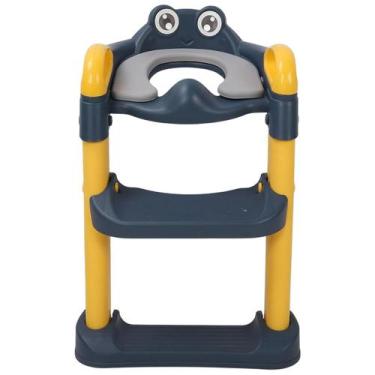 Imagem de Assento Redutor Infantil Troninho Com Escada Para Vaso Sanitário - Per