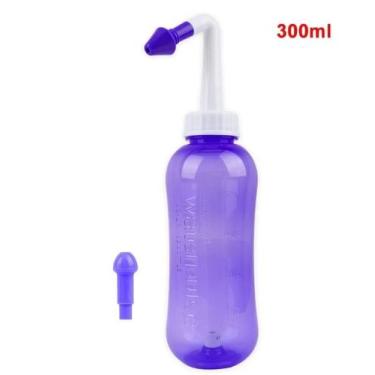 Imagem de Higienizador Ducha Nasal Lavador Sinusite - 300Ml - Roxo - Geral