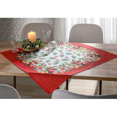 Imagem de Toalha Centro Mesa Quadrada Renova Dohler 78x78cm Natal 115