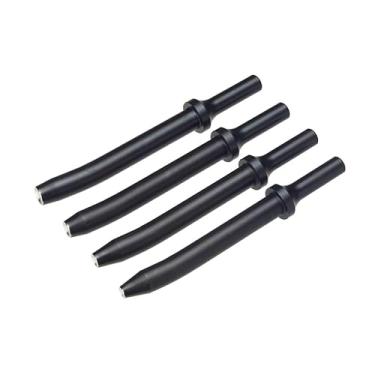Imagem de Wicks Aircraft Conjunto de brocas de rebite pneumático, 14 cm de comprimento com deslocamento de 10° para uso com martelo pneumático ou pistola de rebite pneumática. Ajusta-se a rebites sólidos
