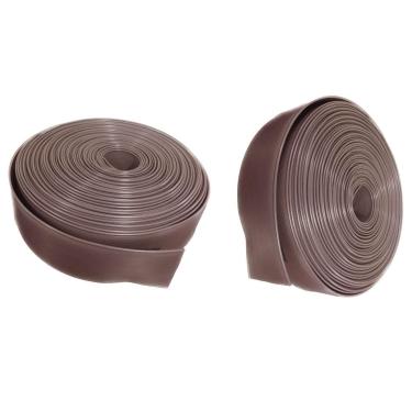 Imagem de Protetor de Portão e Limitador de Grama, 25/50 Metros, Marrom, com Borda Reforçada (Marrom, 50 metros)