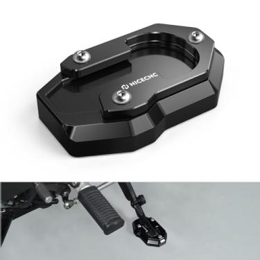 Imagem de NICECNC Extensor de pé preto com suporte lateral compatível com Harley Sportster S RH1250S 2021-2024, substituição para 50000199