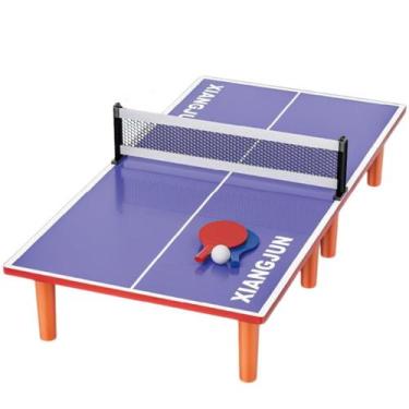 Imagem de Mini Mesa de Ping-Pong Desmontável Tênis De Mesa Infantil Pequena Port