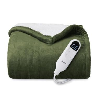 Imagem de Cobertor Elétrico Bedsure 50x60 Polegadas - Verde Oliva