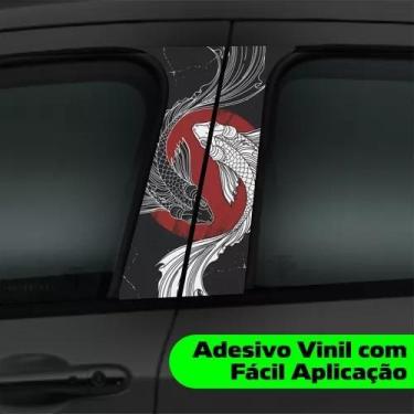 Imagem de Adesivo Personalizado Para Coluna Porta Carro Decorativo 52 - Resitank