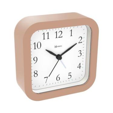 Imagem de Relógio Despertador Herweg Quartz Sem Tic Tac 2645