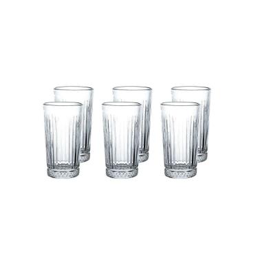 Imagem de Jogo De Copos Gala Vidro Haus Brinox 440ml - Kit 6 Peças