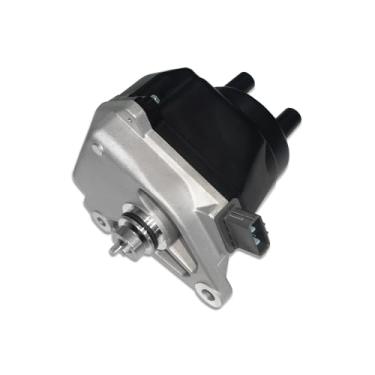 Imagem de Aflle Racing Distribuidor de ignição com tampa preta e rotor para Honda Accord LX EX SE Acura CL L4 2.3L 1998-2002 (OE: D4T97-03, DST17450)