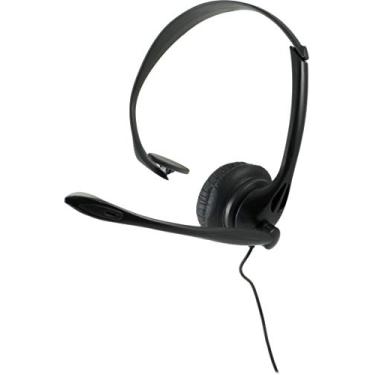 Imagem de Power Gear Fones de ouvido universais, tudo em um, com fio, microfone com cancelamento de ruído, funciona em casa, música, jogos, funciona para iPhone, Android PC Mac, Skype Zoom Teams Discord VoIP, preto, 9899