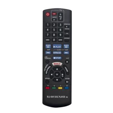Imagem de ALLIMITY Controle remoto de substituição N2QAYB001026 compatível com gravador Blu-ray Panasonic Home Cinema 4K DMP-BD93 DMP-BD83 DMP-BD94PU DMP-84PU