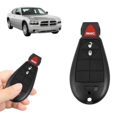 Imagem de Boxonly Controle remoto de entrada sem chave de substituição para Dodge Charger Challenger Journey, para Jeep Grand Cherokee, para Ram e mais modelos, 2008 a 2019, FCC ID M3N5WY783X, 433 MHz, 3 botões