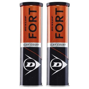 Imagem de Bola De Tênis Dunlop Fort Clay Court Pack Com 02 Tubos
