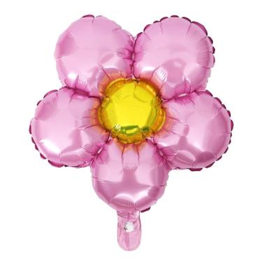 Imagem de Balão Metalizado Flor Rosa Claro - 18 Polegadas