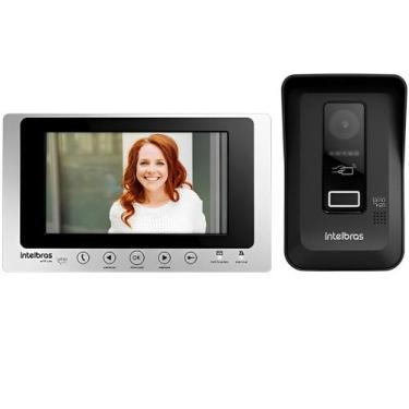 Imagem de Video Porteiro Wifi Allo Wt7 Lite Via Aplicativo Intelbras Preto Prata