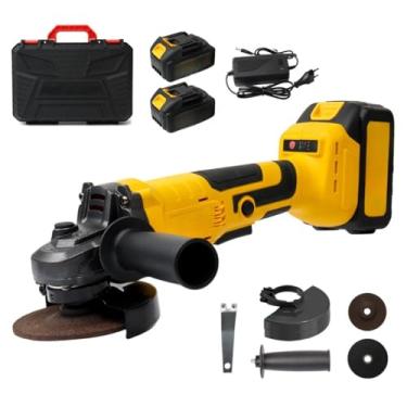 Imagem de Esmerilhadeira Angular 4 Polegadas Brushless 10000rpm 88V Com 2 Baterias E 2 Discos Esmerilhadeira A Bateria