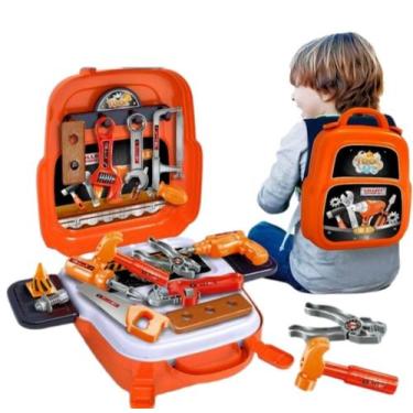 Imagem de Kit Maleta de Ferramentas Infantil 22 Peças 3 em 1 Envio Imediato - To