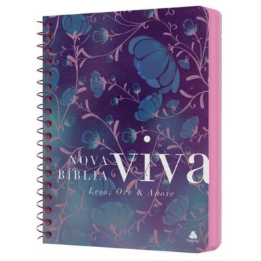 Imagem de Livro - Nova Bíblia Viva - Leia, Ore e Anote - Flores do Campo