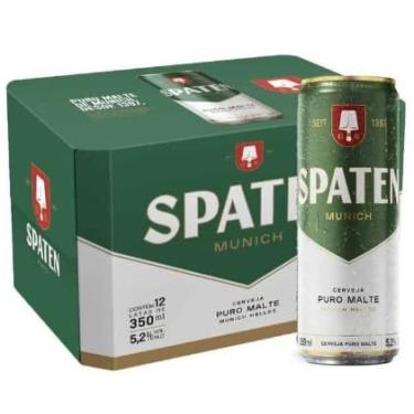 Imagem de Cerveja Spate Puro Malte 350Ml Lata - Pack c/ 12 unidades