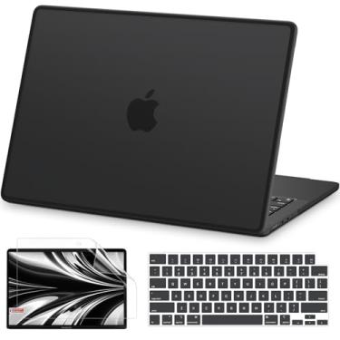 Imagem de AKIT Capa compatível com MacBook Pro de 14 polegadas 2025-2021 M4 M3 M2 M1 Pro Max A3112 A3185 A3401 A2918 A2992 A2779 A2442, [antirachaduras] capa rígida para laptop, capa de teclado e protetor de