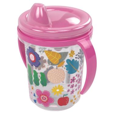 Imagem de Caneca Trio Infantil 330 ml Decoração Frutas Plasutil