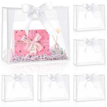Imagem de Sacos de presente Ohuimrt Clear Plastic, pacote com 12 unidades, 30x25