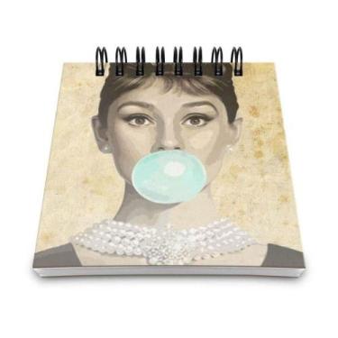 Imagem de Bloco De Anotações Retrô Audrey Hepburn - YAAY