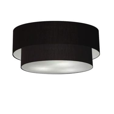 Imagem de Plafon Para Quarto Cilíndrico Sq-3065 Cúpula Cor Preto