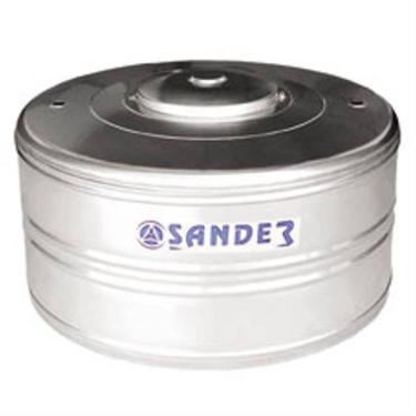 Imagem de Caixa D` Água Em Aço Inox Com Tampa 500 Litros Compacta Funda - SANDER