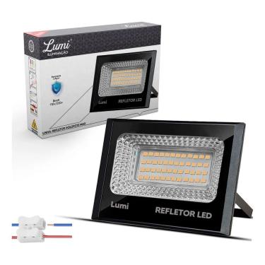 Imagem de Star Bright Refletor Led Slim Holofote 50W Ip66 Branco Frio