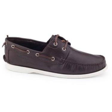 Imagem de Sapato Mocassim Samello Deckshoes London 04 Couro costurado-Masculino