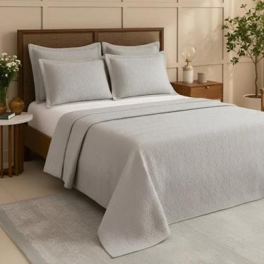 Imagem de Cobre Leito Casal Queen Size 250 Fio Amber Luxo E Aconchego BELINE - J