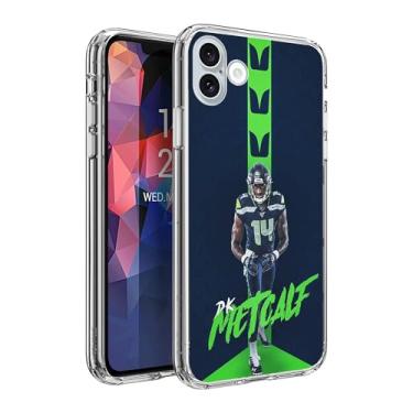 Imagem de FENYIKEKE Compatível com capa para iPhone 17, capa transparente elegante de TPU macio à prova de choque (Seattle-Metcalf