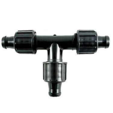 Imagem de Conector TE para mangueira Gotejamento Roscável X Tape 16 X16X16 mm - 