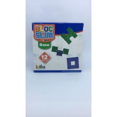 Imagem de Blocos De Montar Box Com 12 Bases - LUCTOYS