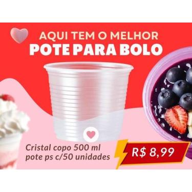 Imagem de Pote de bolo 500 ml - Cristal