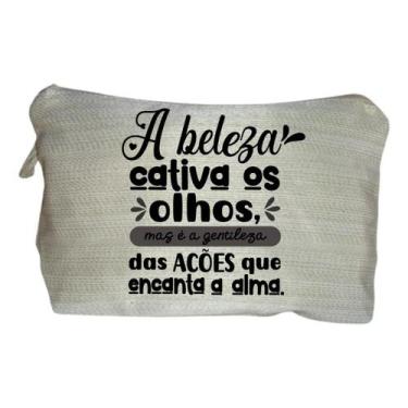 Imagem de Necessaire Personalizada Motivacional Presente Criativo - LARANJA E MI