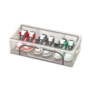 Imagem de Organizador De Sapatos Empilhável De Plástico Transparente, Caixas De 