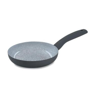 Imagem de Frigideira Antiaderente Fogão Indução Gás elétrico Cinza Soft Touch 26