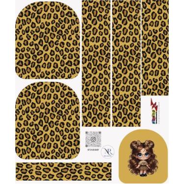 Imagem de Painel Mochila Menina Helô Amarelo - Sintético Doll by Neia Rocha - PX