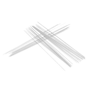 Imagem de Agulhas de miçangas de aço inoxidável, agulhas de costura manual, olhos grandes, kit de fabricação de joias diy para entusiastas de artesanato, iniciantes, 40 peças