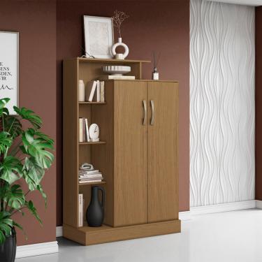 Imagem de Armário Multiuso 91cm Lavanderia 2 Portas Cirelly A09 - D'rossi Cor Atacama