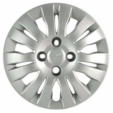 Imagem de Calota Grid Aro 13p 097cb-pta Prata Modelo Fiat Attractive 10/11 Cubo Baixo - Pc / 4