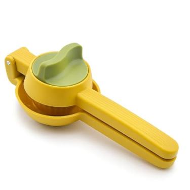 Imagem de Espremedor de Limão Manual 23cm com Reservatório – Design Ergonômico, Alta Extração, Plástico Resistente