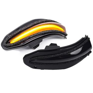 Imagem de WEPARTICULAR Luzes de seta dinâmicas LED piscando sequencial espelho lateral luz indicadora compatível com Toyota RAV4 XA40 13-18 Highlander XU50 Noah R80 Voxy Pack para 2