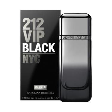Imagem de Perfume 212 VIP Black Elixir C H Masculino Eau de Parfum 100ml